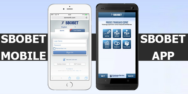 Daftar akun sbobet melalui mobile app